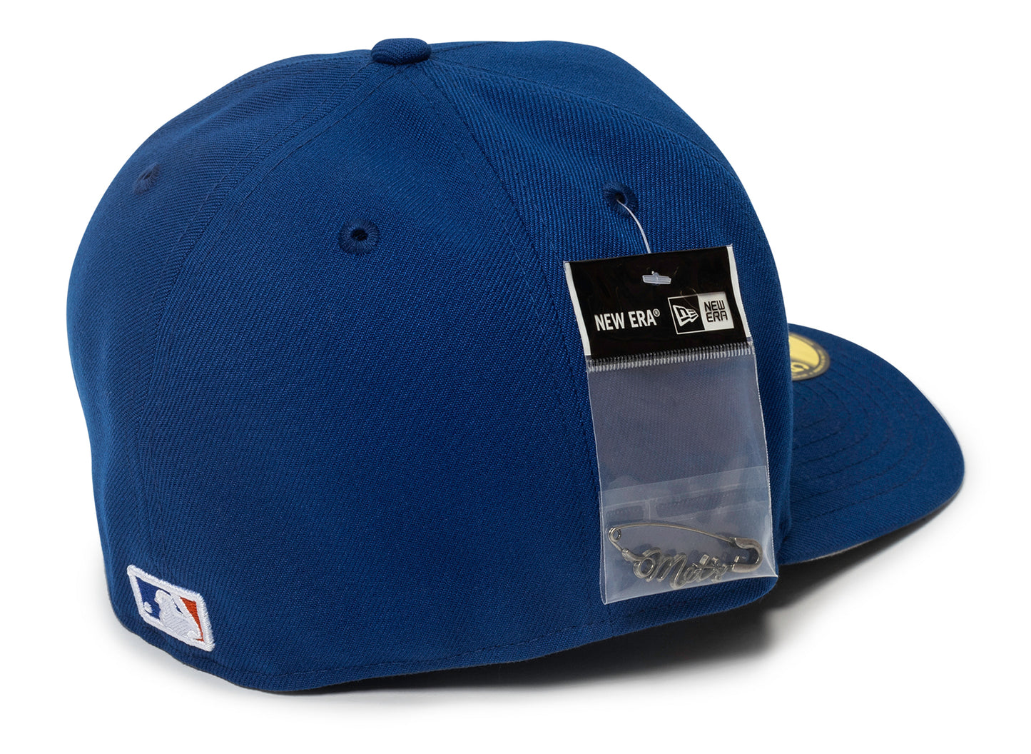 Gorra ajustada New Era Script Safety Pin New York Mets