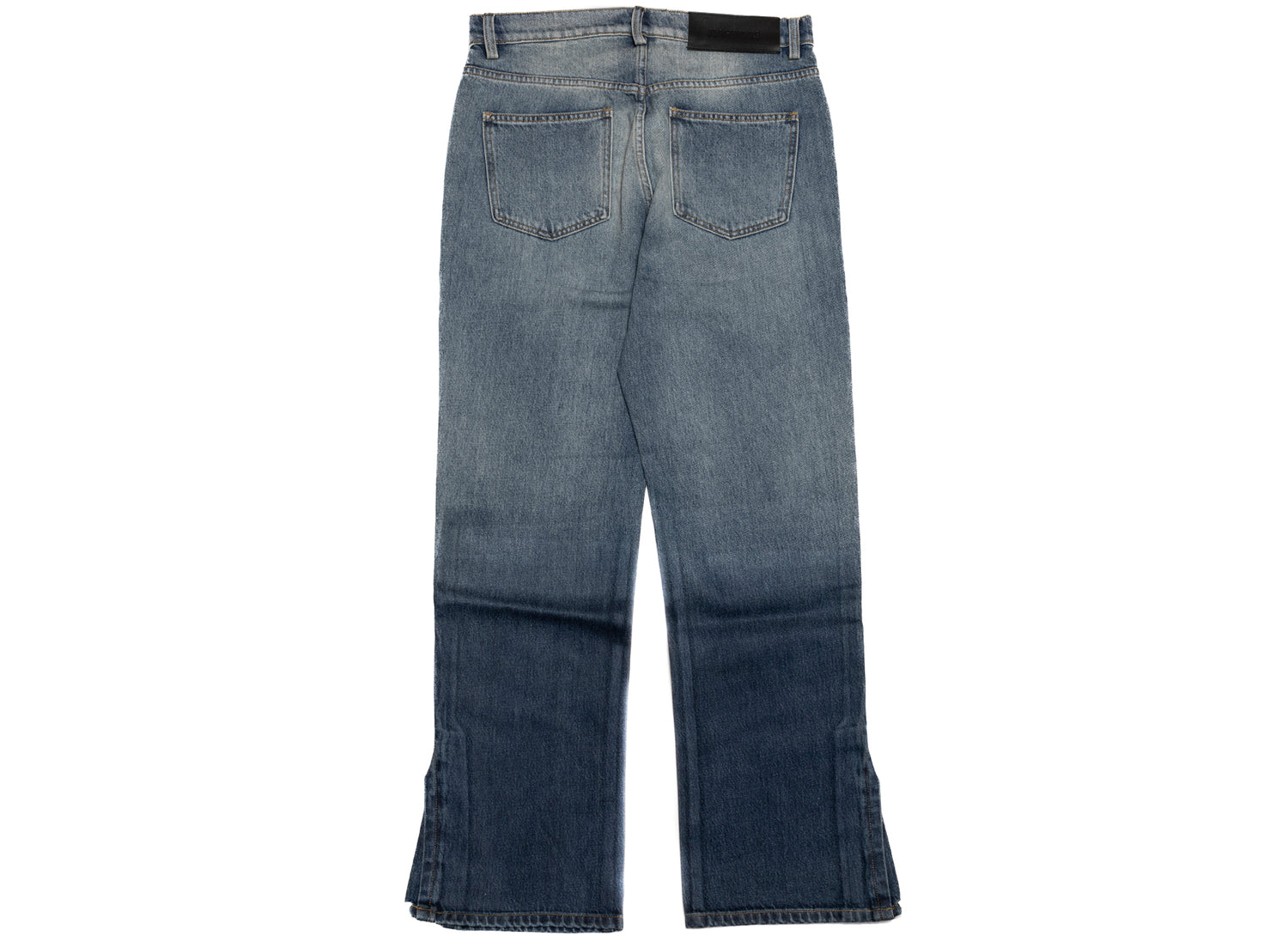 Nahmias High Tide Split Seam Straight Leg Jean in Medium Indigo Wash, men's jeans, view 3