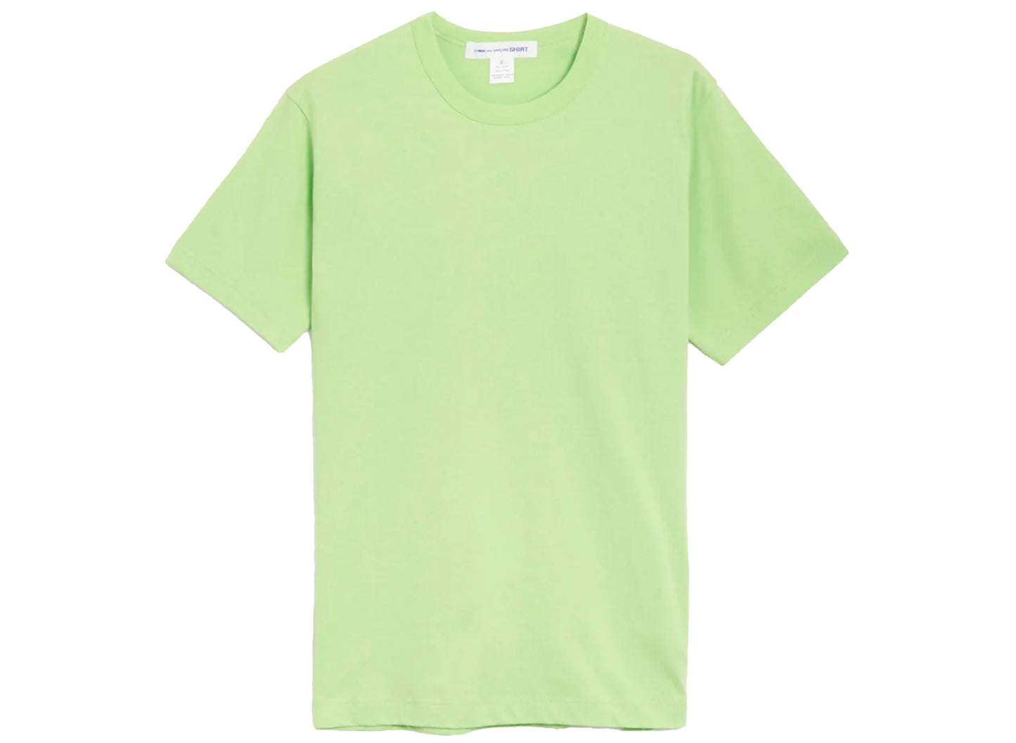 Comme des Garçons SHIRT Kurzarm-Strick-T-Shirt in Grün