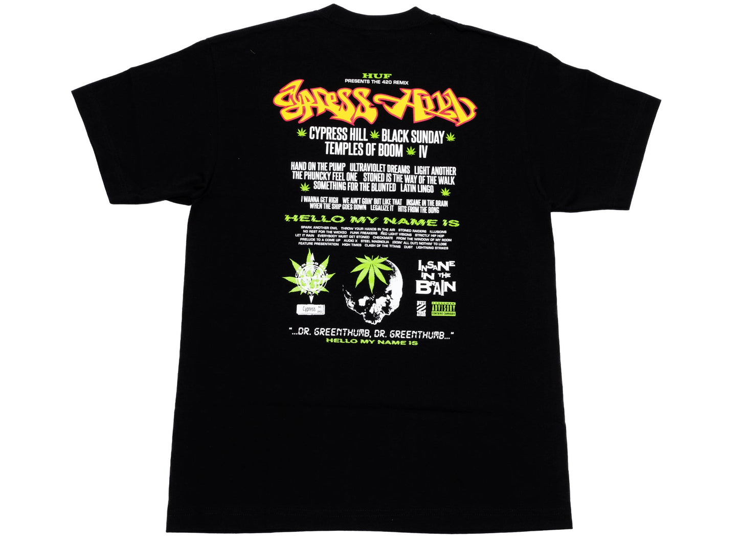HUF x Cypress Hill Dr Greenthumb S/S Tee