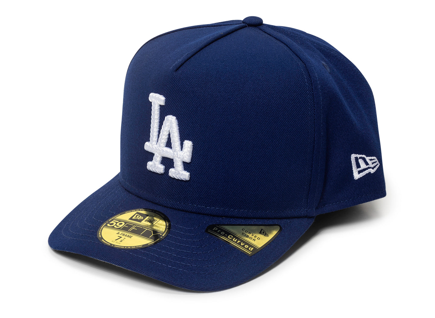 New Era Script Safety Pin Los Angeles Dodgers Fitted Cap