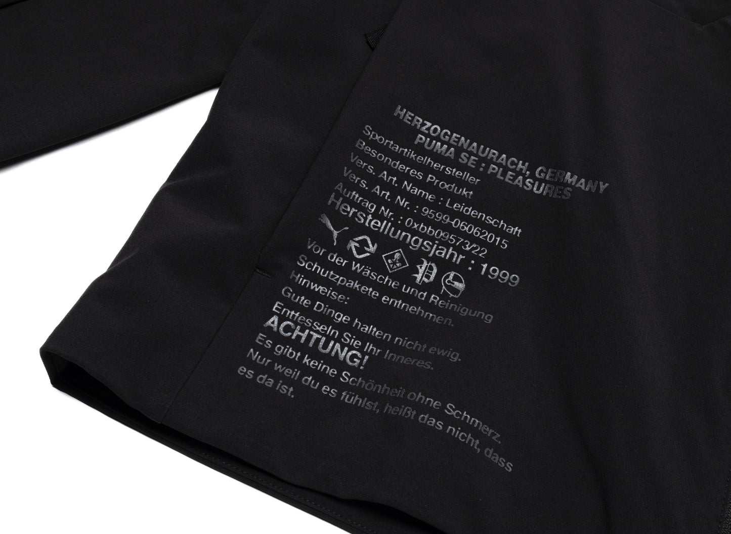 Puma x Pleasures Zip-Off-Jacke