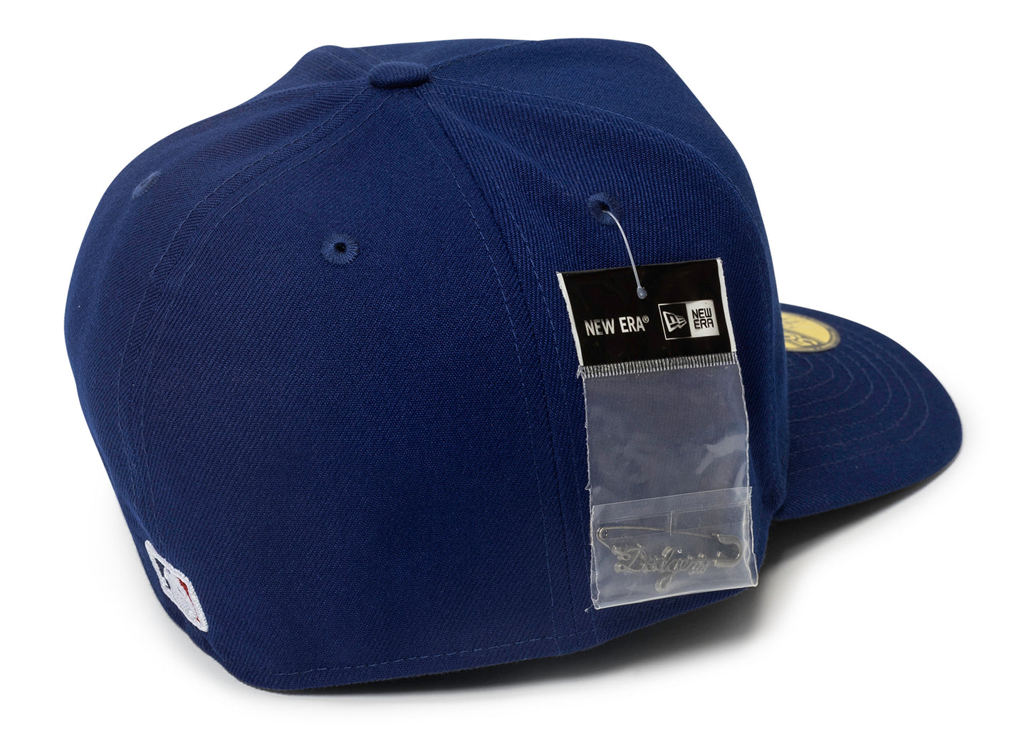 New Era Script Safety Pin Los Angeles Dodgers Fitted Cap