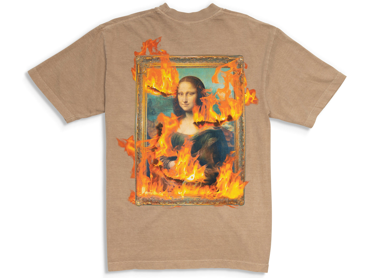 Pleasures Burn Again Tee in Mushroom