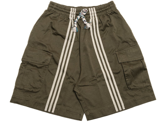 Adidas x CLOT Shorts by Edison Chen in Olive Strata