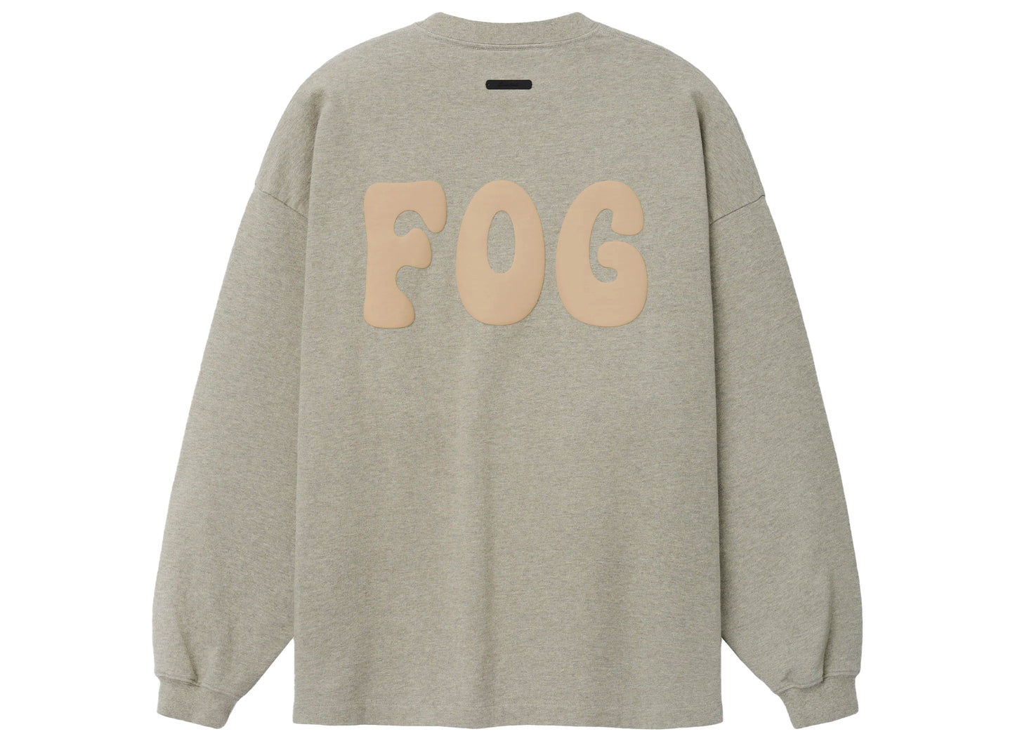 Fear of God Essentials Merch Long Sleeve Tee in Washed Seal Heather