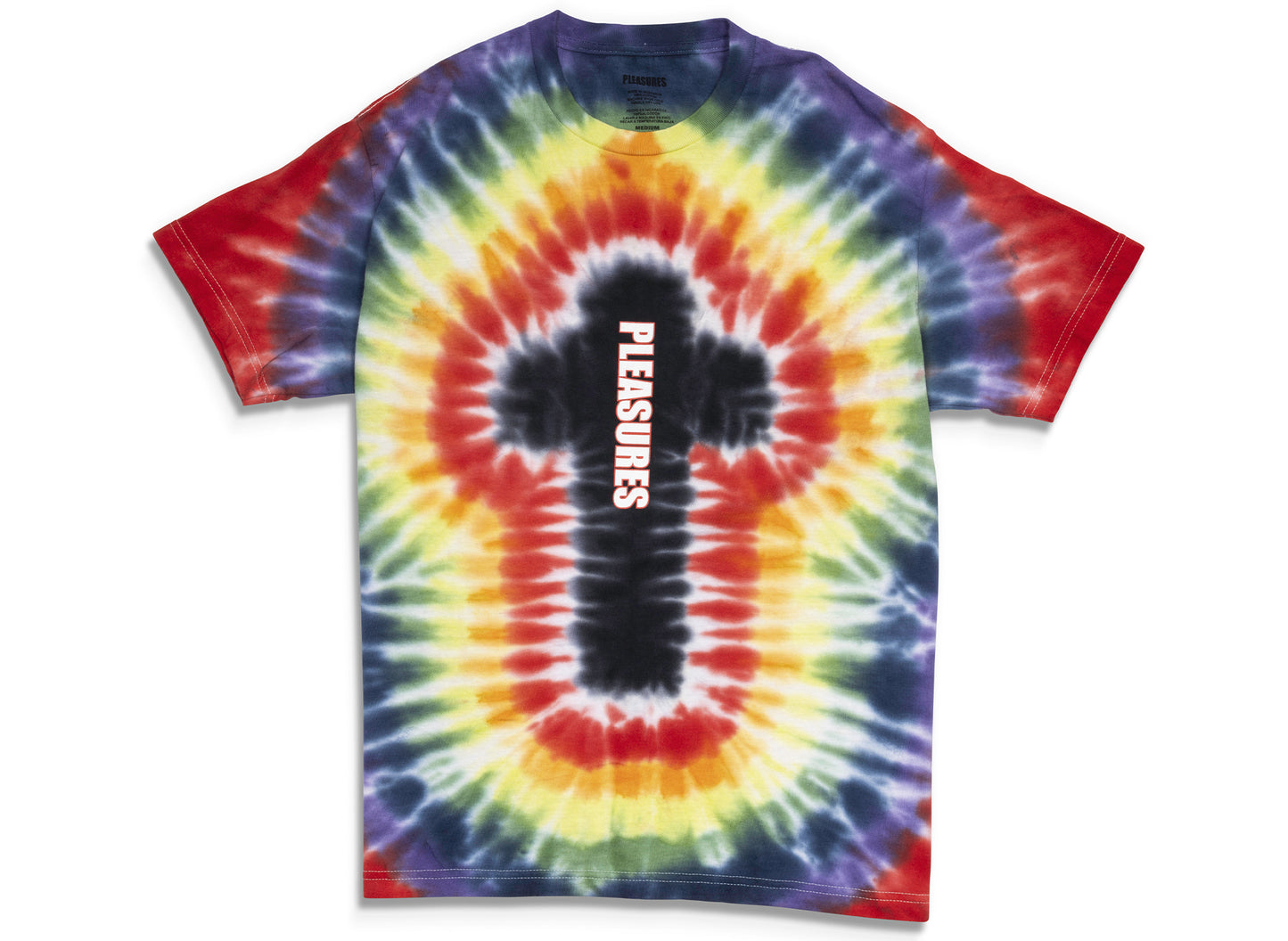 Pleasures Dyed T-Shirt im Tie-Dye-Look