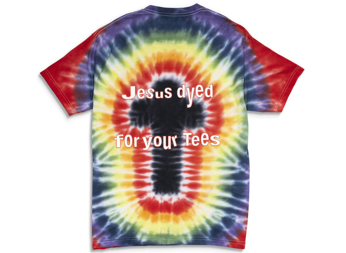 Pleasures Dyed T-Shirt im Tie-Dye-Look