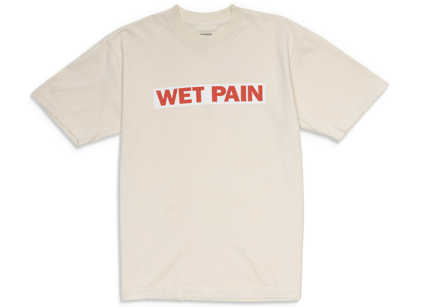 Camiseta Pleasures Wet Pain en Crema