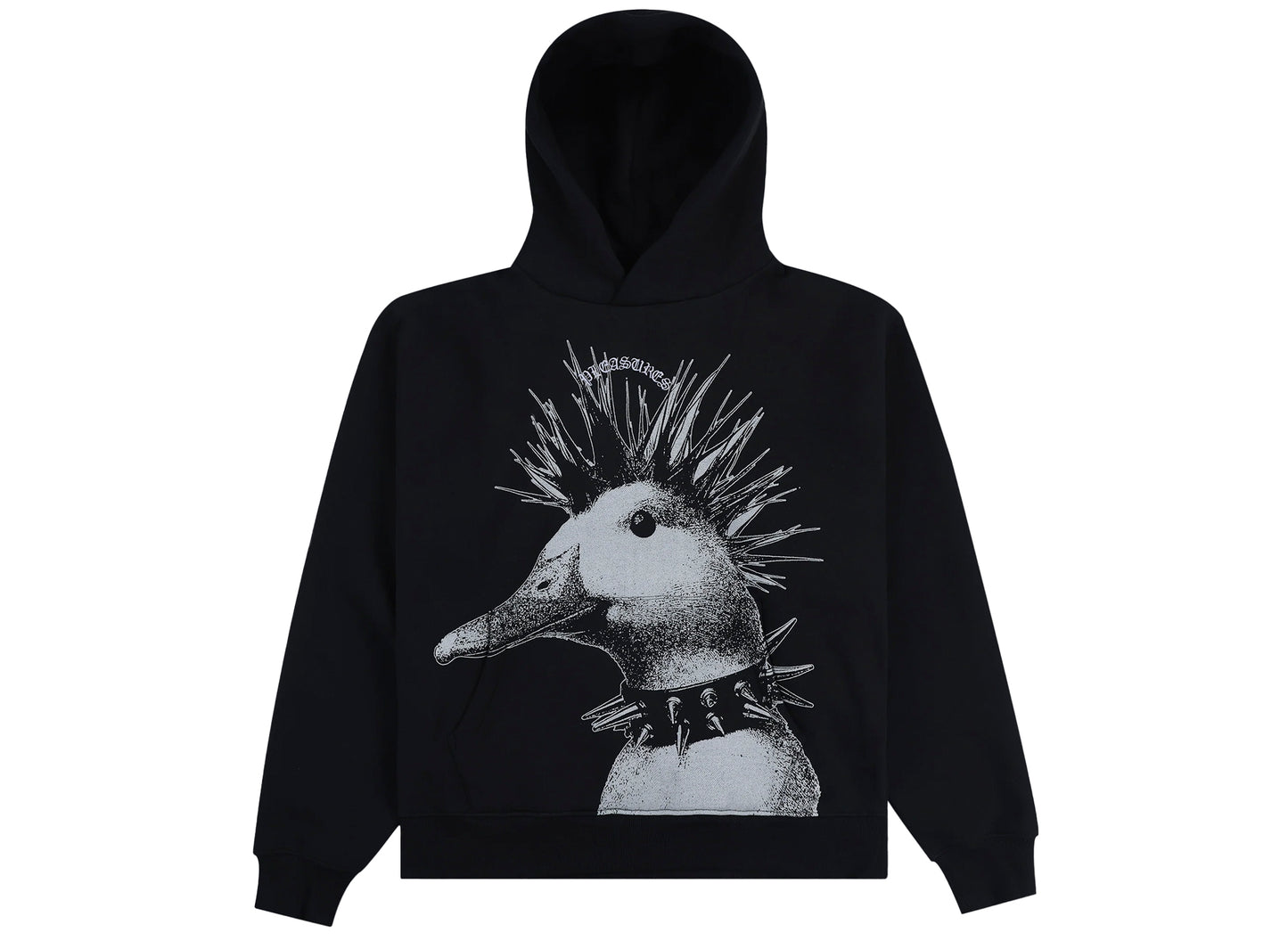 Pleasures Punk Duck Kapuzenpullover in Schwarz