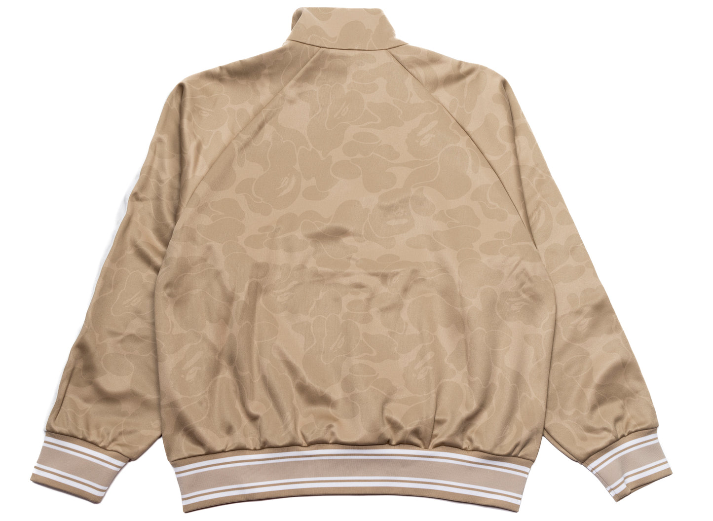 A Bathing Ape Solid Camo Bathing Ape Logo Relaxed Fit Trainingsjacke in Beige