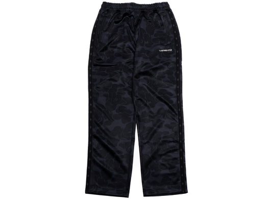 Pantalones de chándal A Bathing Ape Solid Camo con logotipo A Bathing Ape y ajuste relajado en color negro