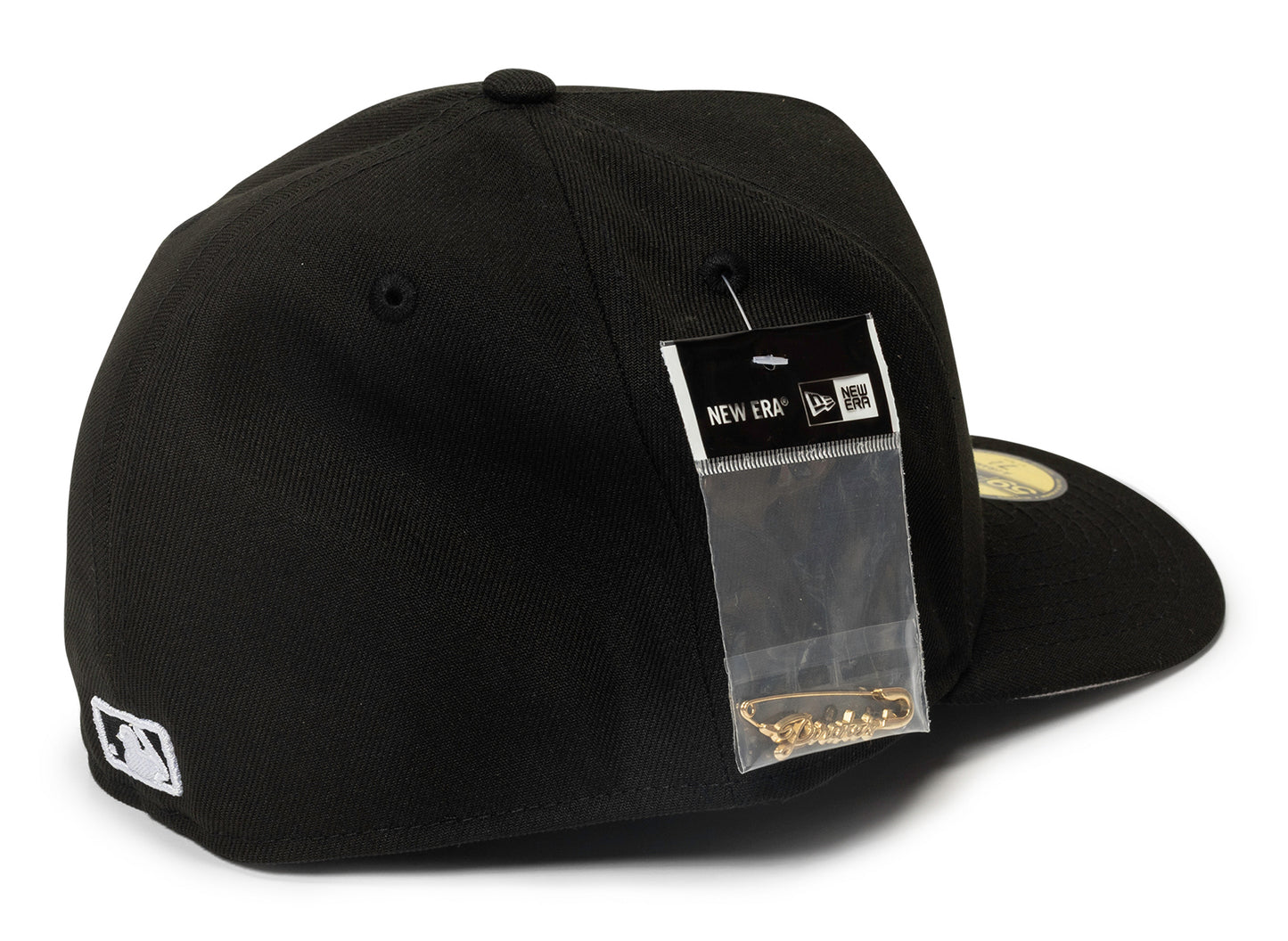 New Era Script Safety Pin Pittsburg Pirates Fitted Hat v2