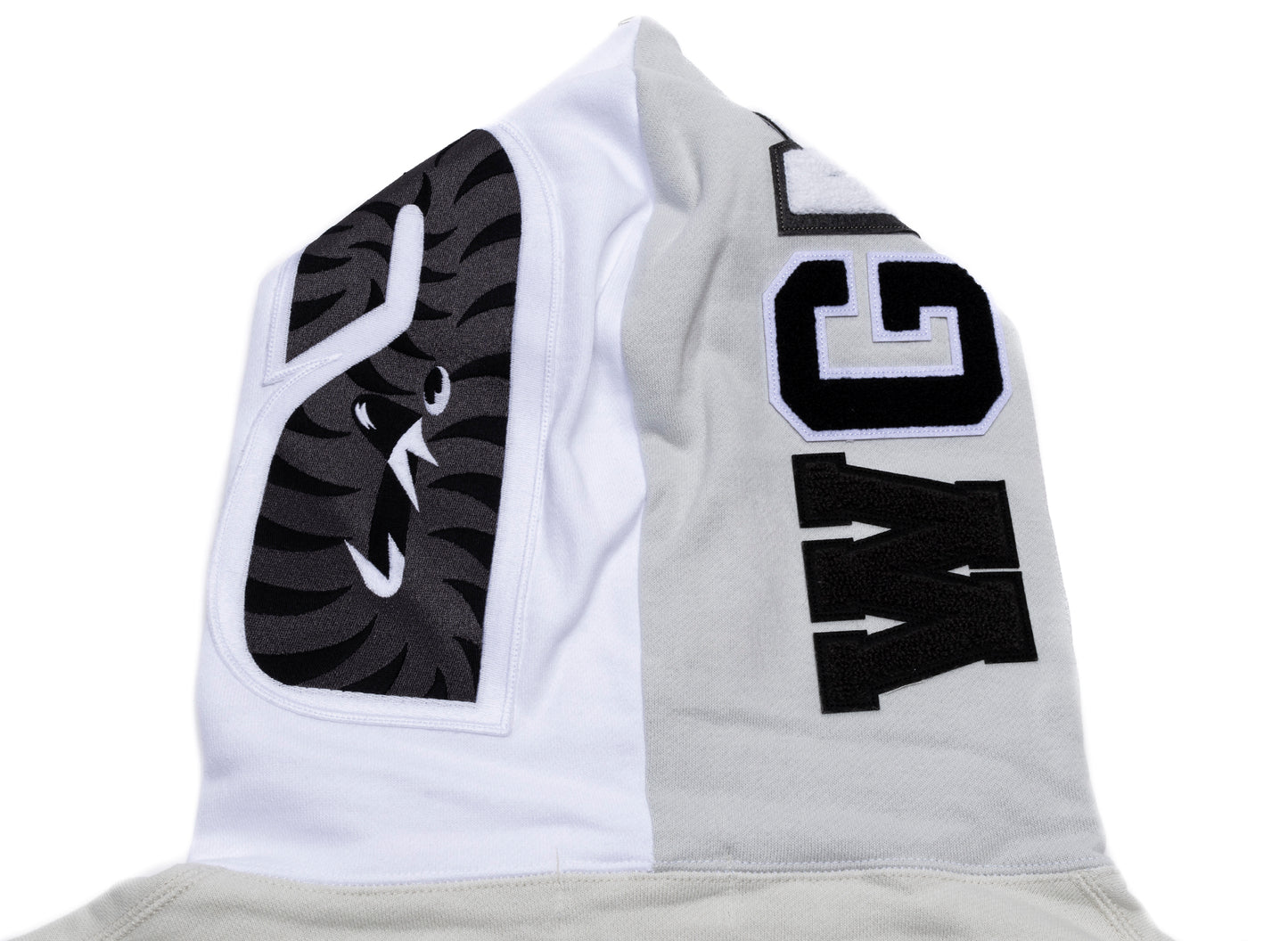 A Bathing Ape Shark Full Zip Hoodie #1 M in Grey