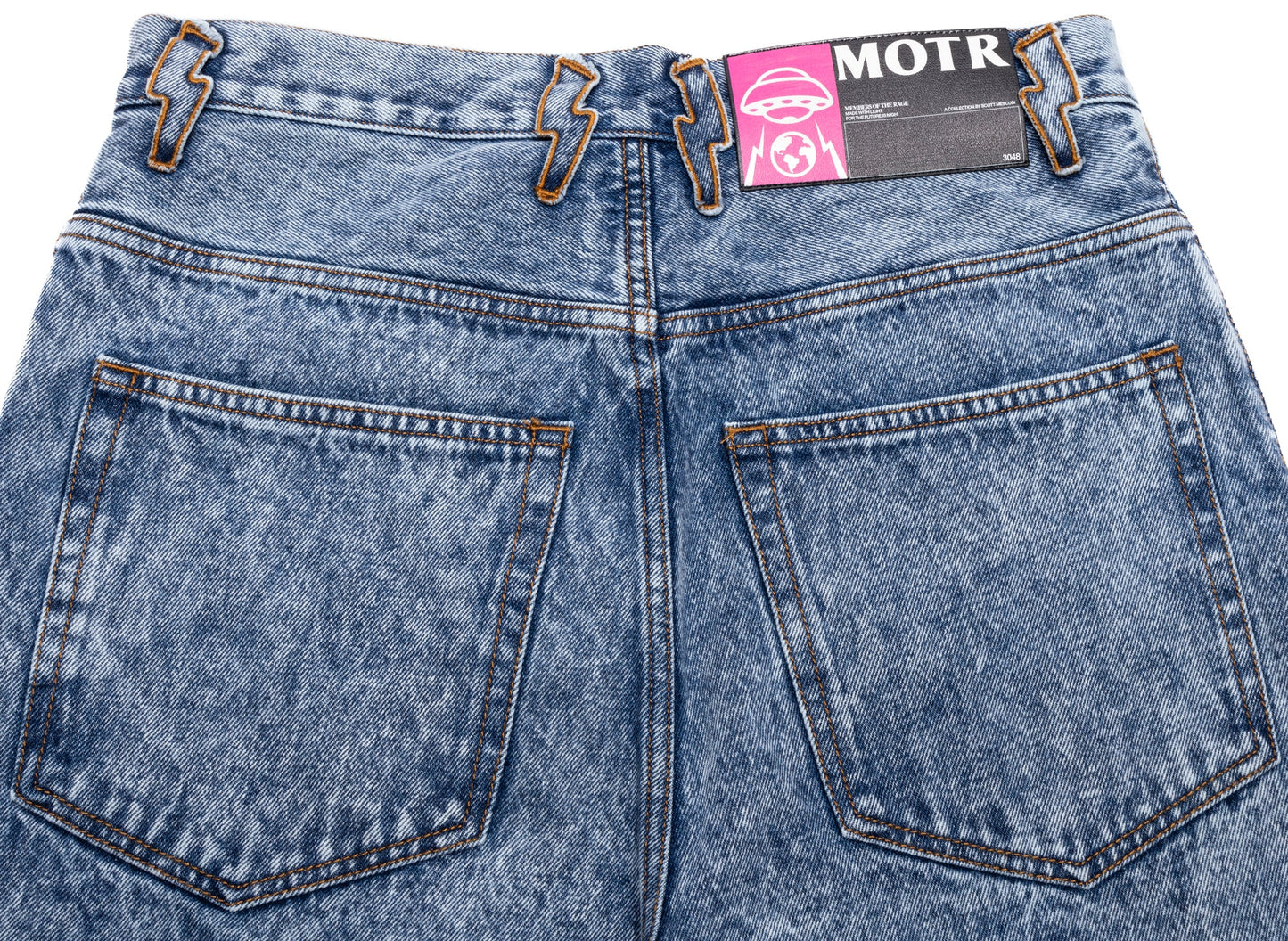 Members of the Rage Baggy Jeans in Light Blue