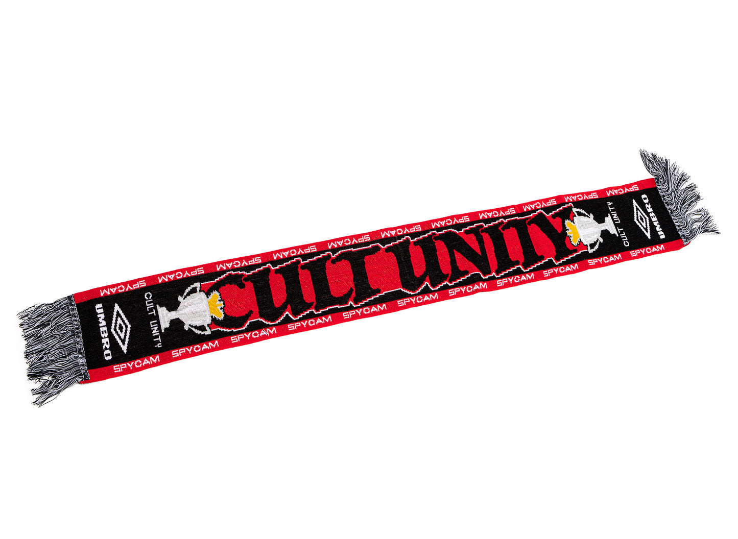 Umbro Cult Unity Schal in Schwarz / Rot