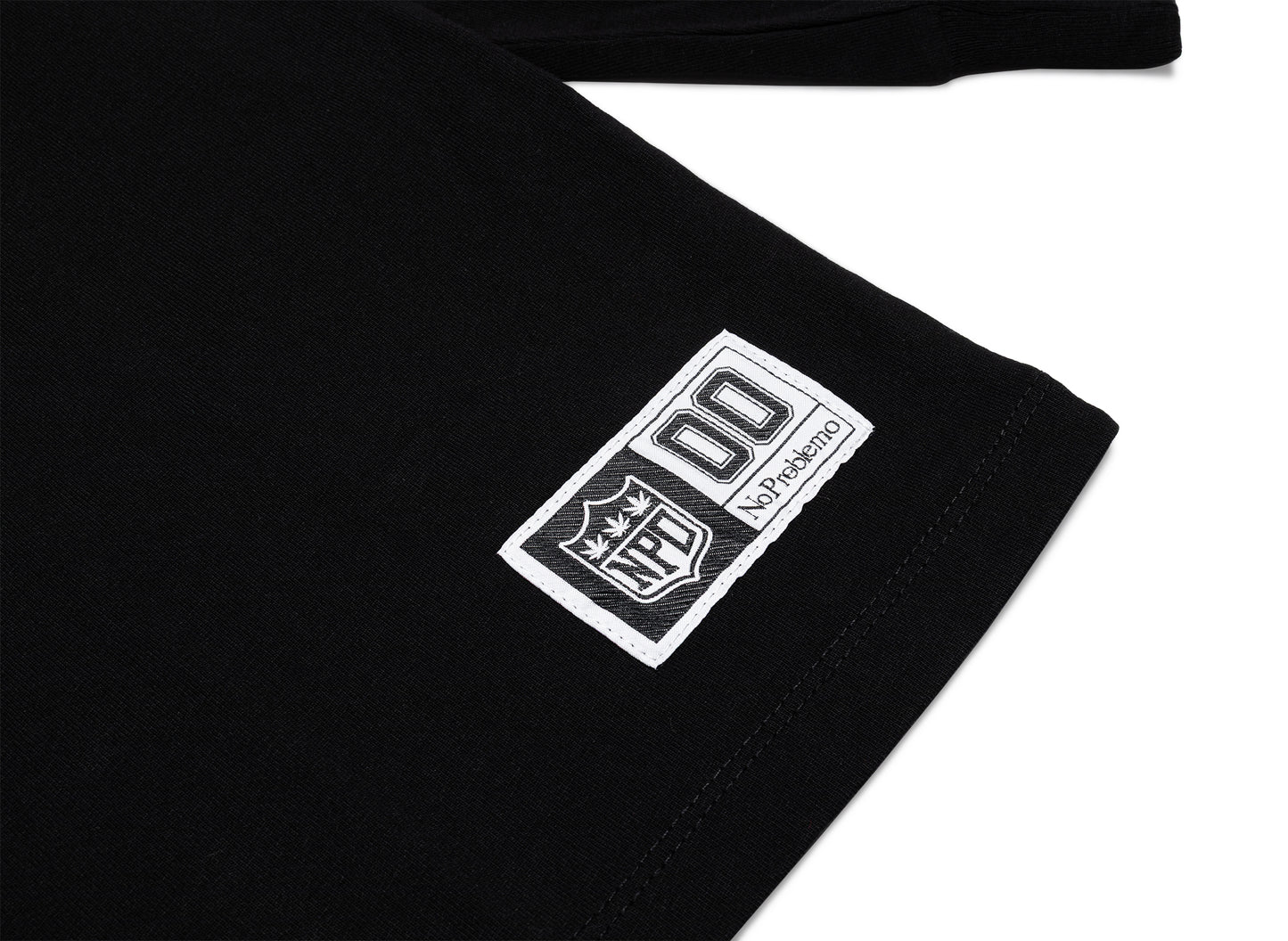 No Problemo NP00 Sports Baumwolle Langarm-Trikot in Schwarz