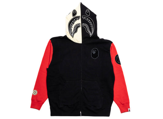 Sudadera con capucha y cremallera completa BAPE Shark 'China'