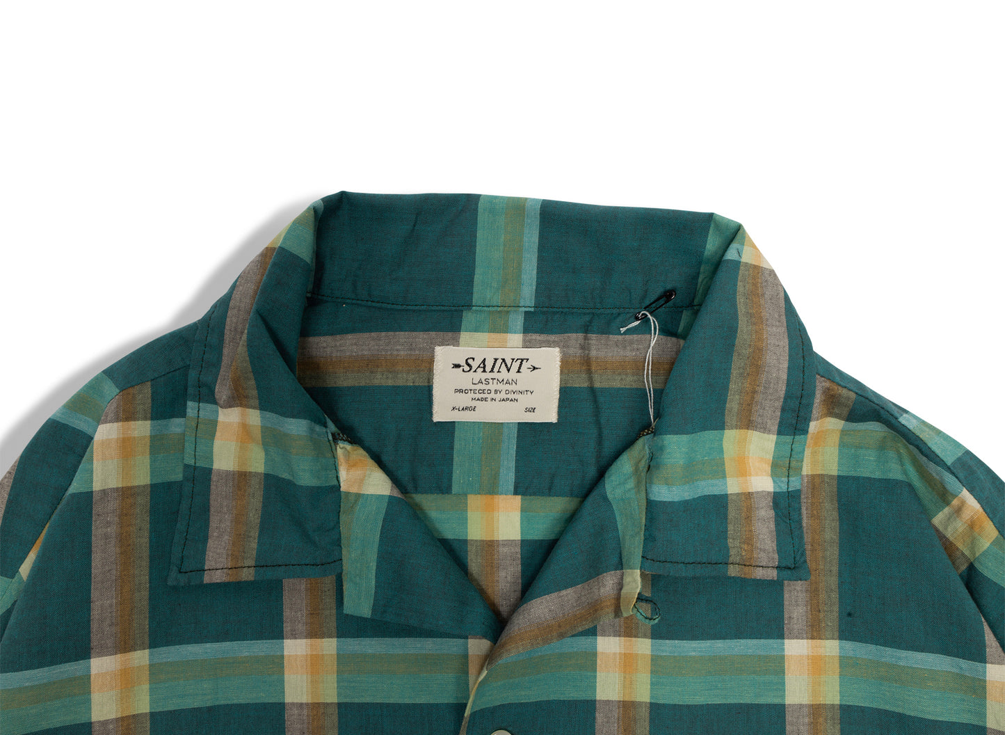 Camisa a cuadros San Miguel en verde