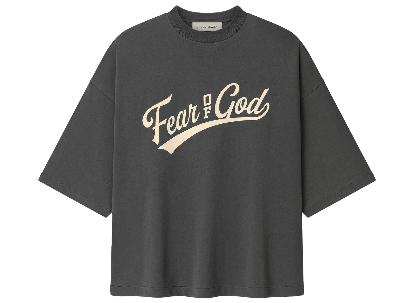 Fear of God Essentials Merch Tee in Iron Grey