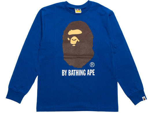 A Bathing Ape by Bathing Ape Langarm-T-Shirt in Blau