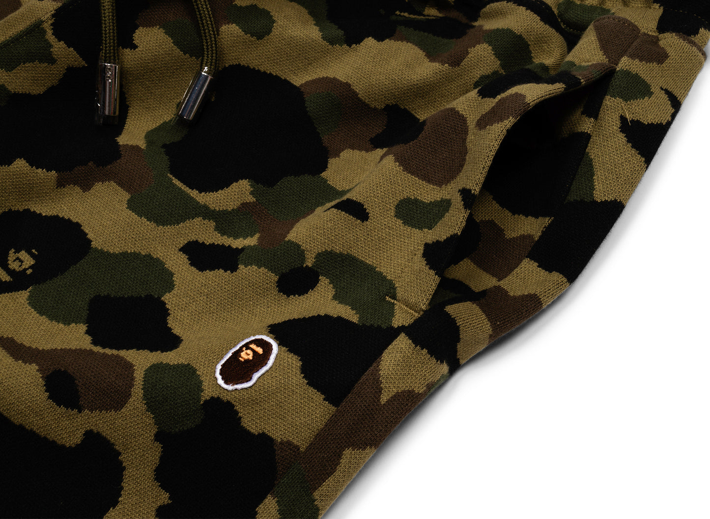 A Bathing Ape 1st Camo Jacquard One Point Relaxed Fit Sweatshorts