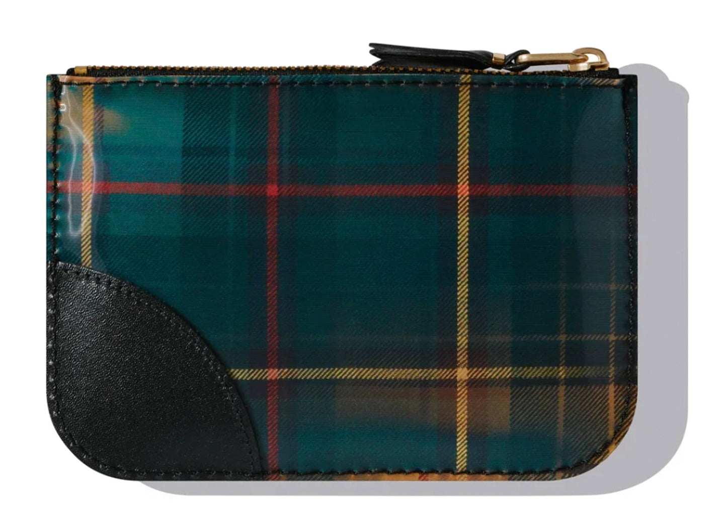 Comme des Garçon Lenticular Tartan SA8100 Geldbörse "Gelb/Grün"