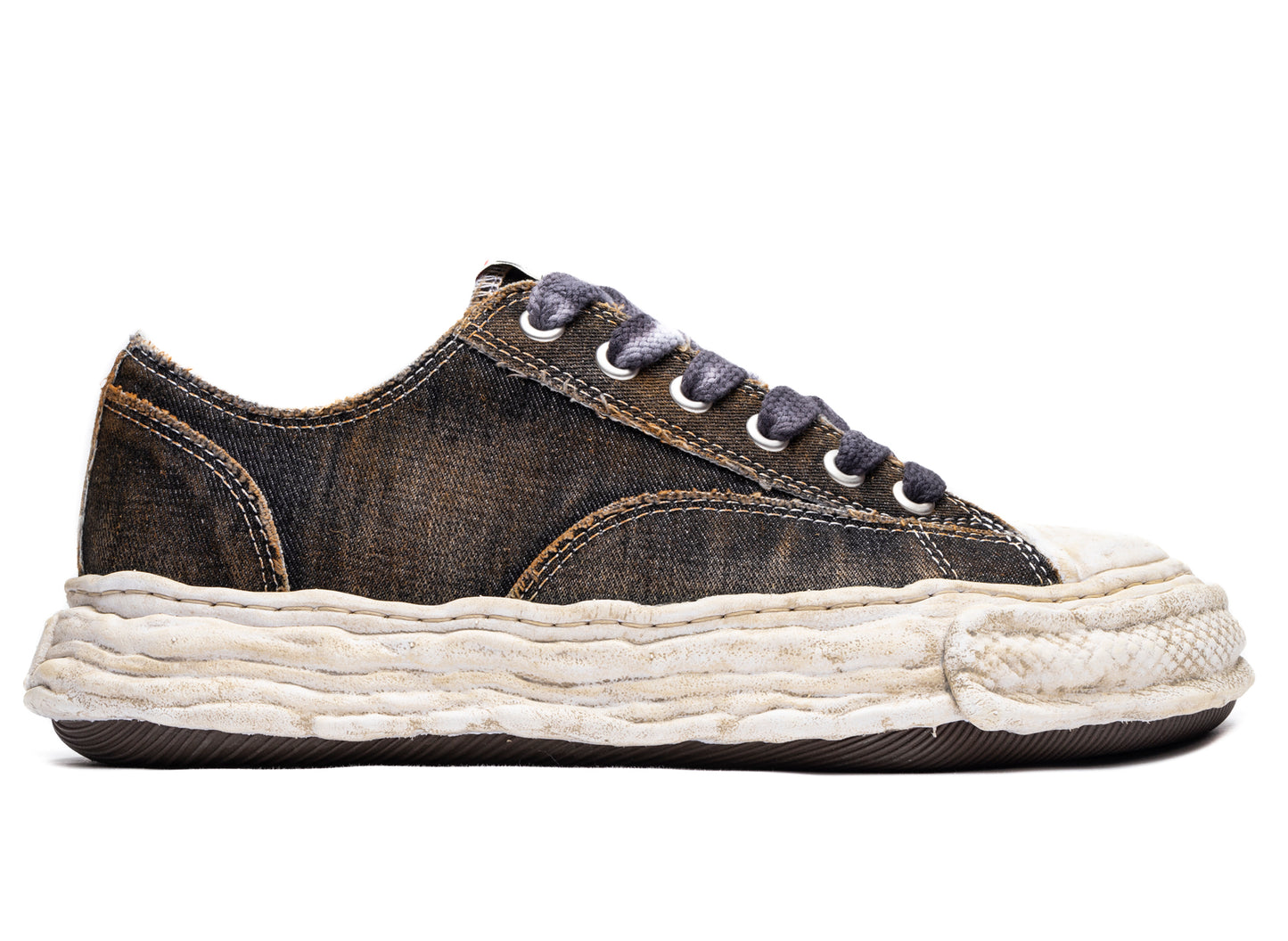 Maison Mihara Yasuhiro Denim Peterson Low en Negro