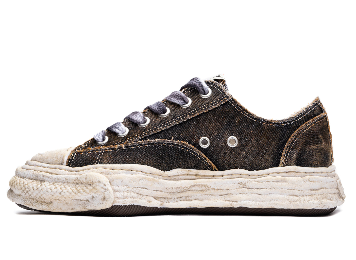 Maison Mihara Yasuhiro Denim Peterson Low en Negro