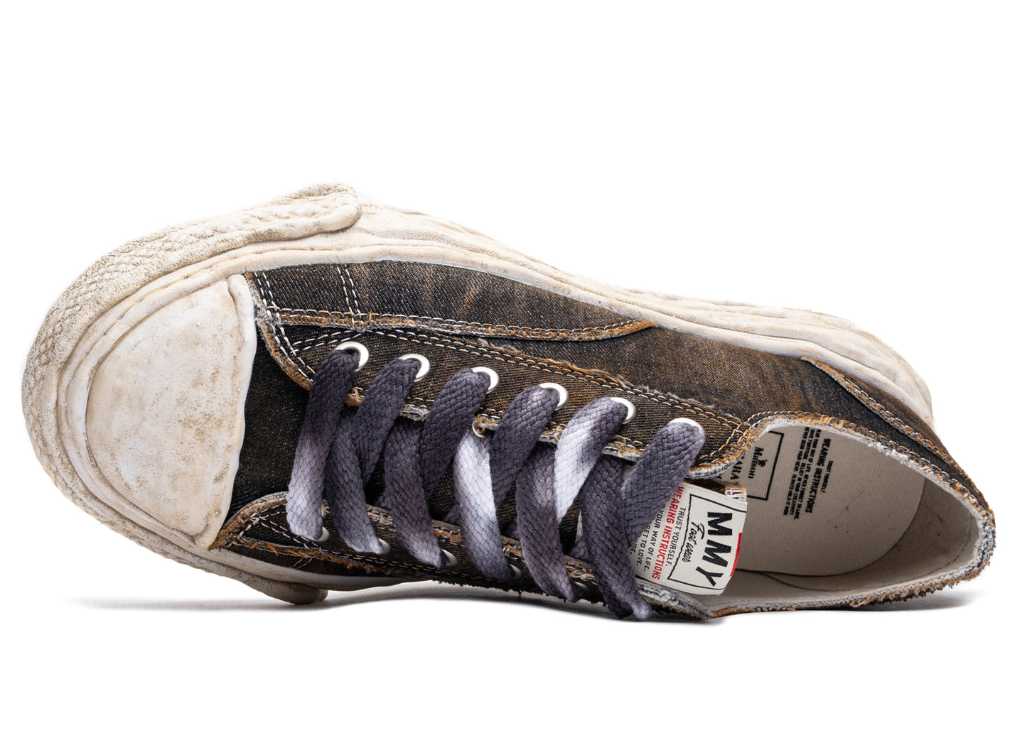 Maison Mihara Yasuhiro Denim Peterson Low en Negro
