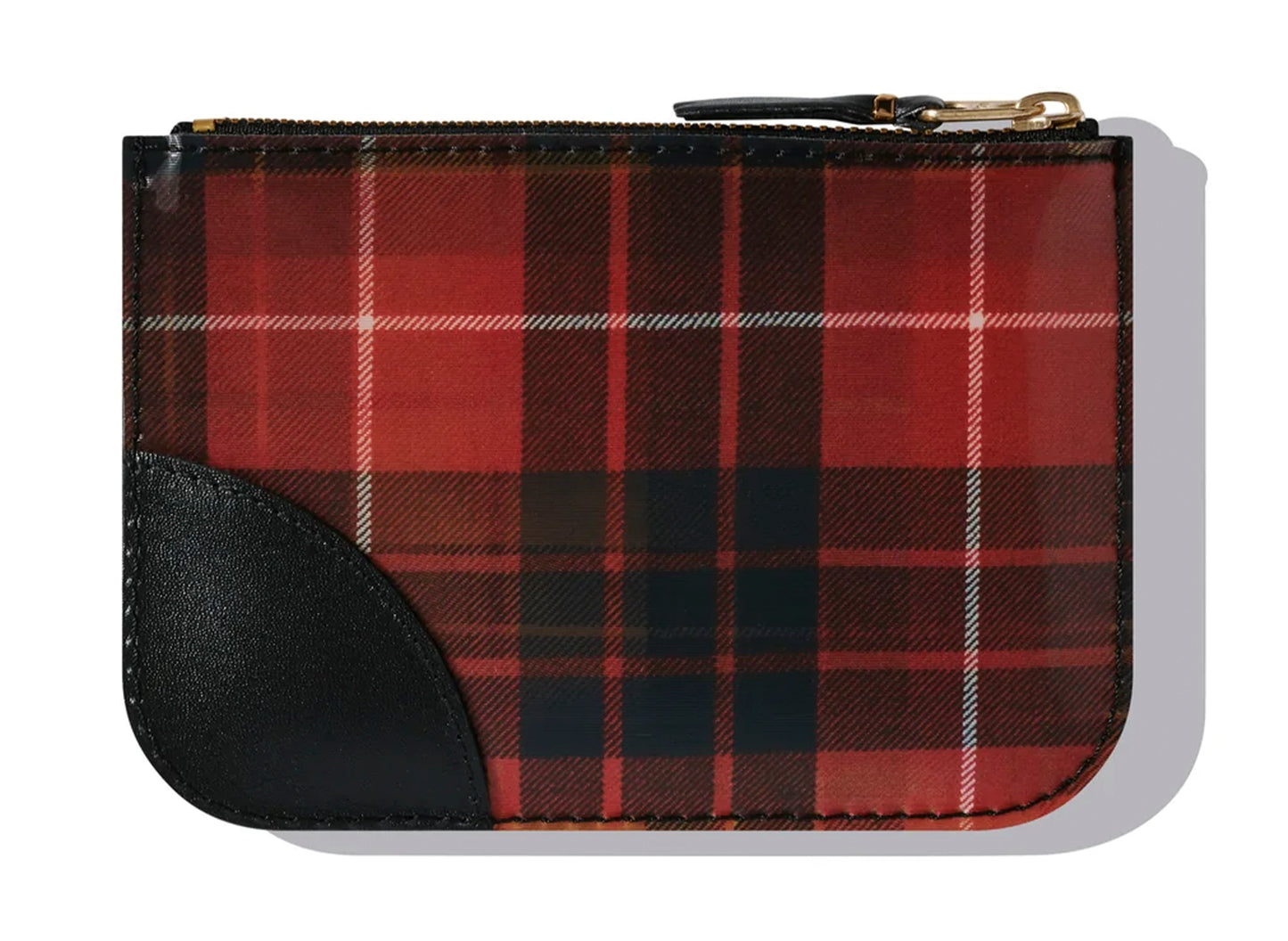 Cartera Lenticular Tartán Comme des Garçons SA8100 'Rojo/Amarillo'