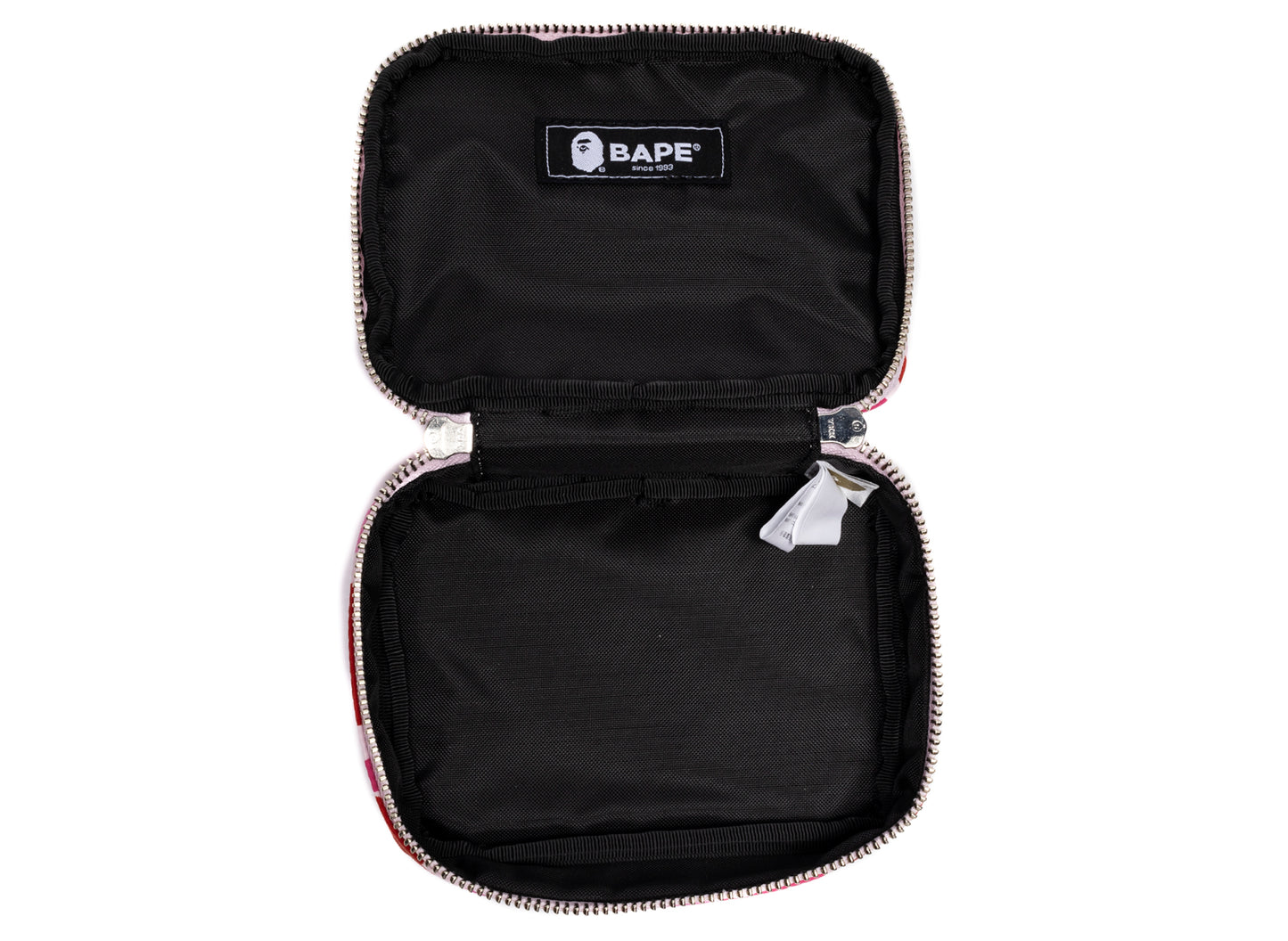 A Bathing Ape ABC Camo Amenity Pouch in Pink