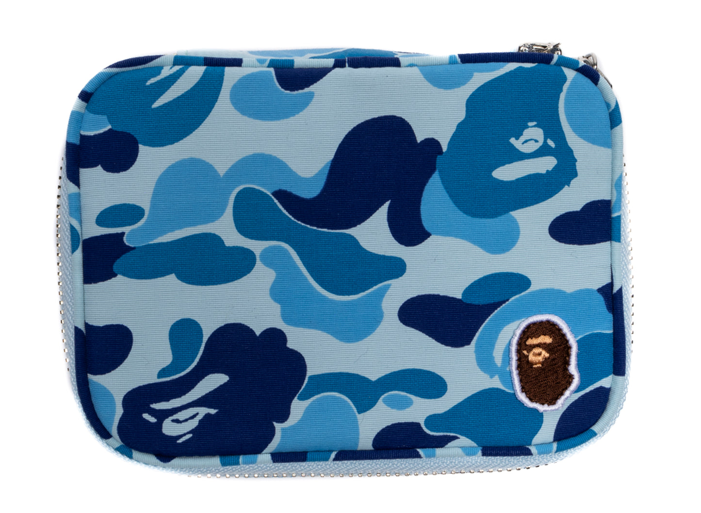 A Bathing Ape ABC Camo Amenity Pouch in Blau
