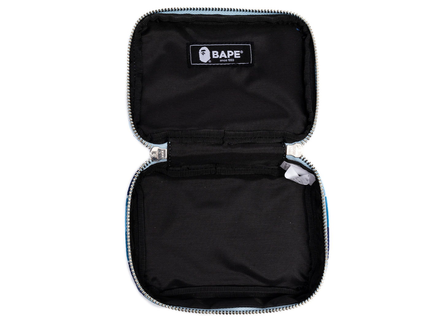 A Bathing Ape ABC Camo Amenity Pouch in Blau