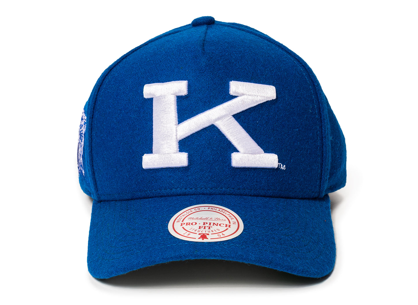 Mitchell & Ness Kicking Wool Pro Strapback V Kentucky Wildcats