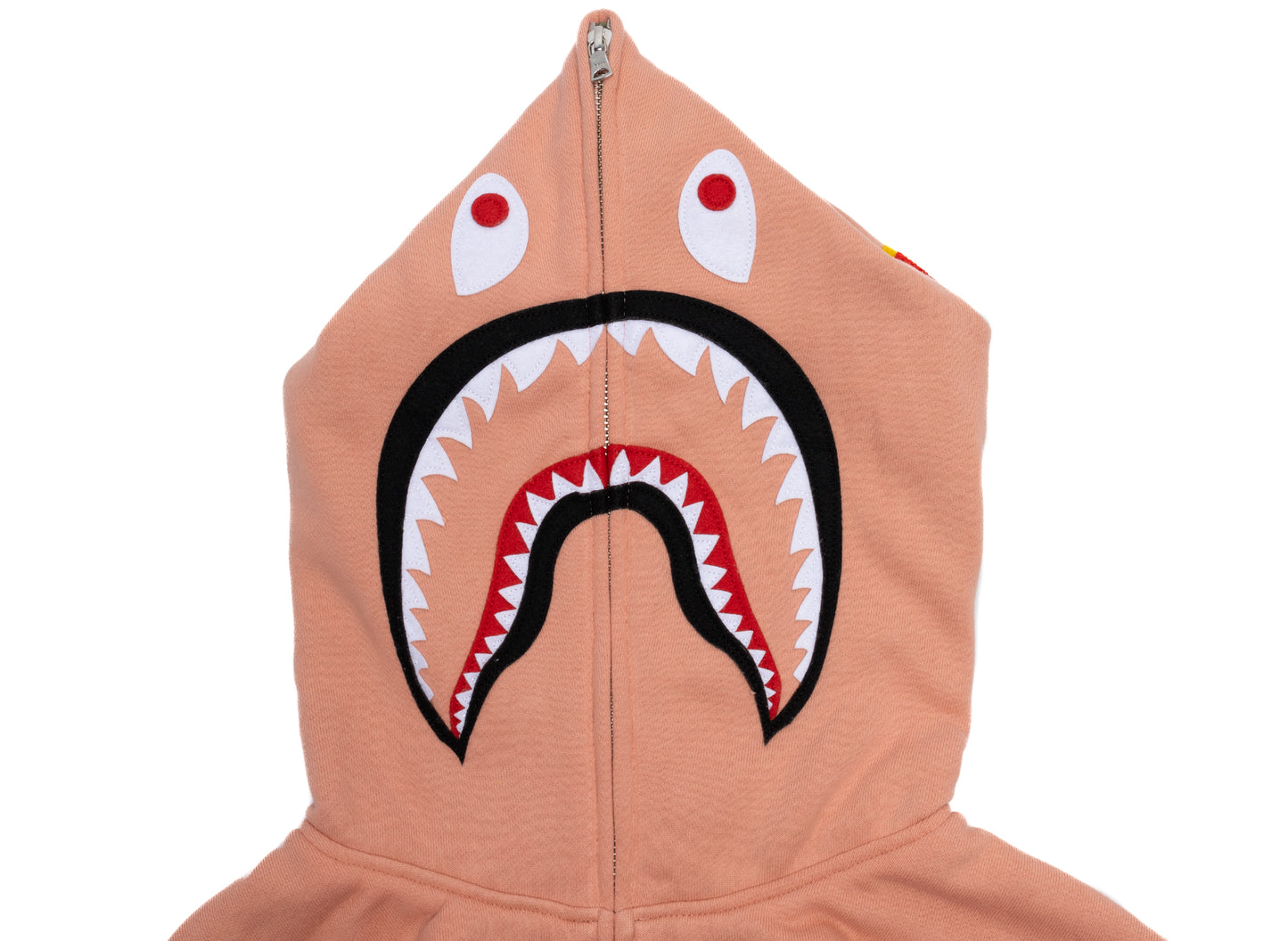 A Bathing Ape 2nd Shark Full Zip Hoodie in Pink