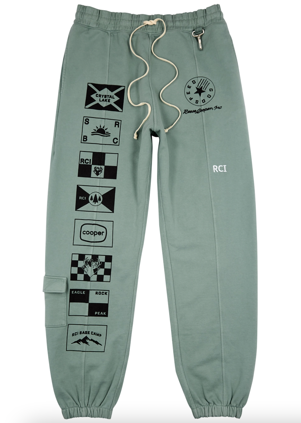 Pantalones de chándal Flags de Reese Cooper en verde
