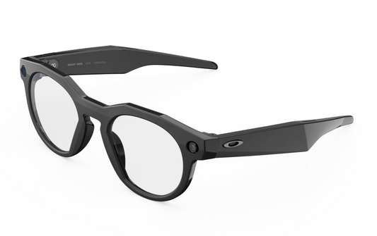 Oakley Meta HSTN Sunglasses in Black w/ Transitions Amethyst Lenses