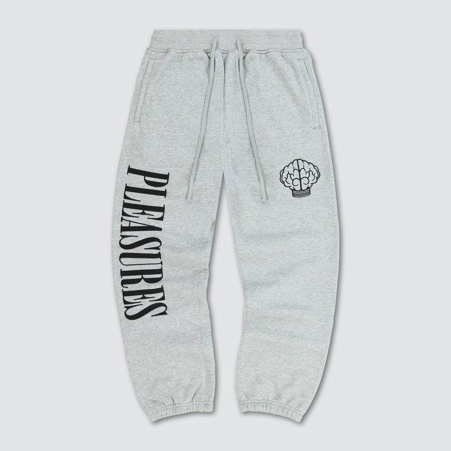 Pantalones de chándal Pleasures NERD en gris jaspeado