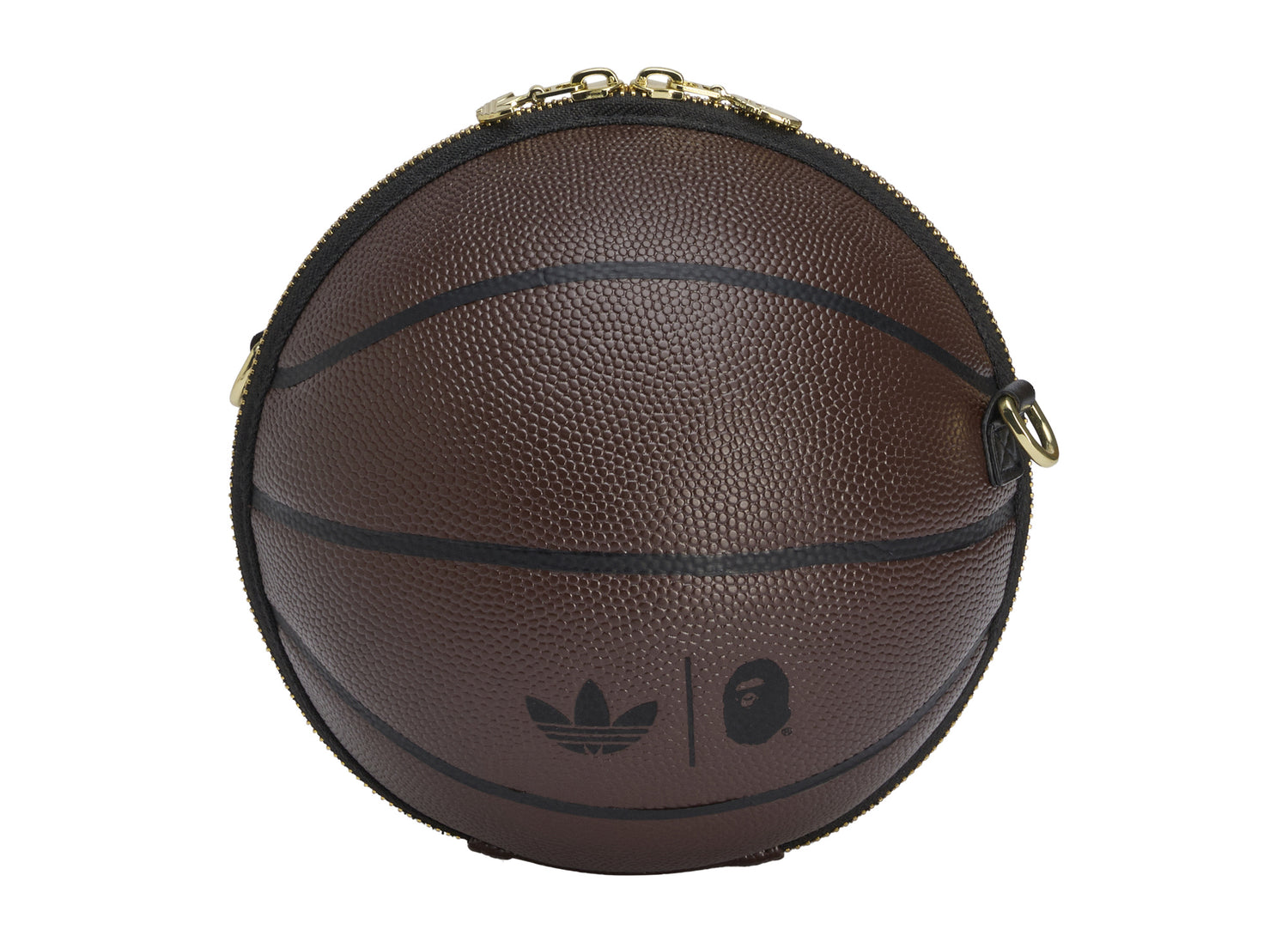 Adidas x BAPE Baby Milo Shoulder Bag in Auburn — back view
