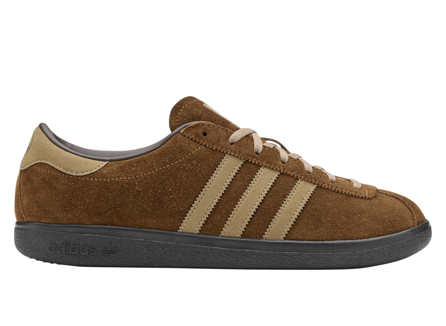 Adidas Hawaii SPZL in Shadow Brown / Shadow Brown / Gum 5 — lateral right view