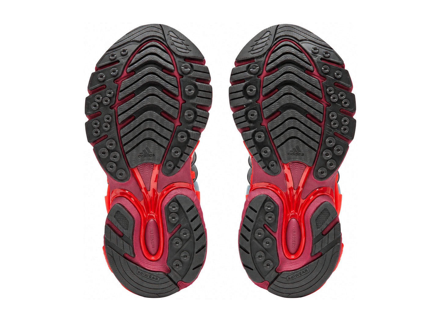 Adidas x Pharrell Williams Adistar Jellyfish KK0633 in Red / Core Black / Team Victory Red — outsole