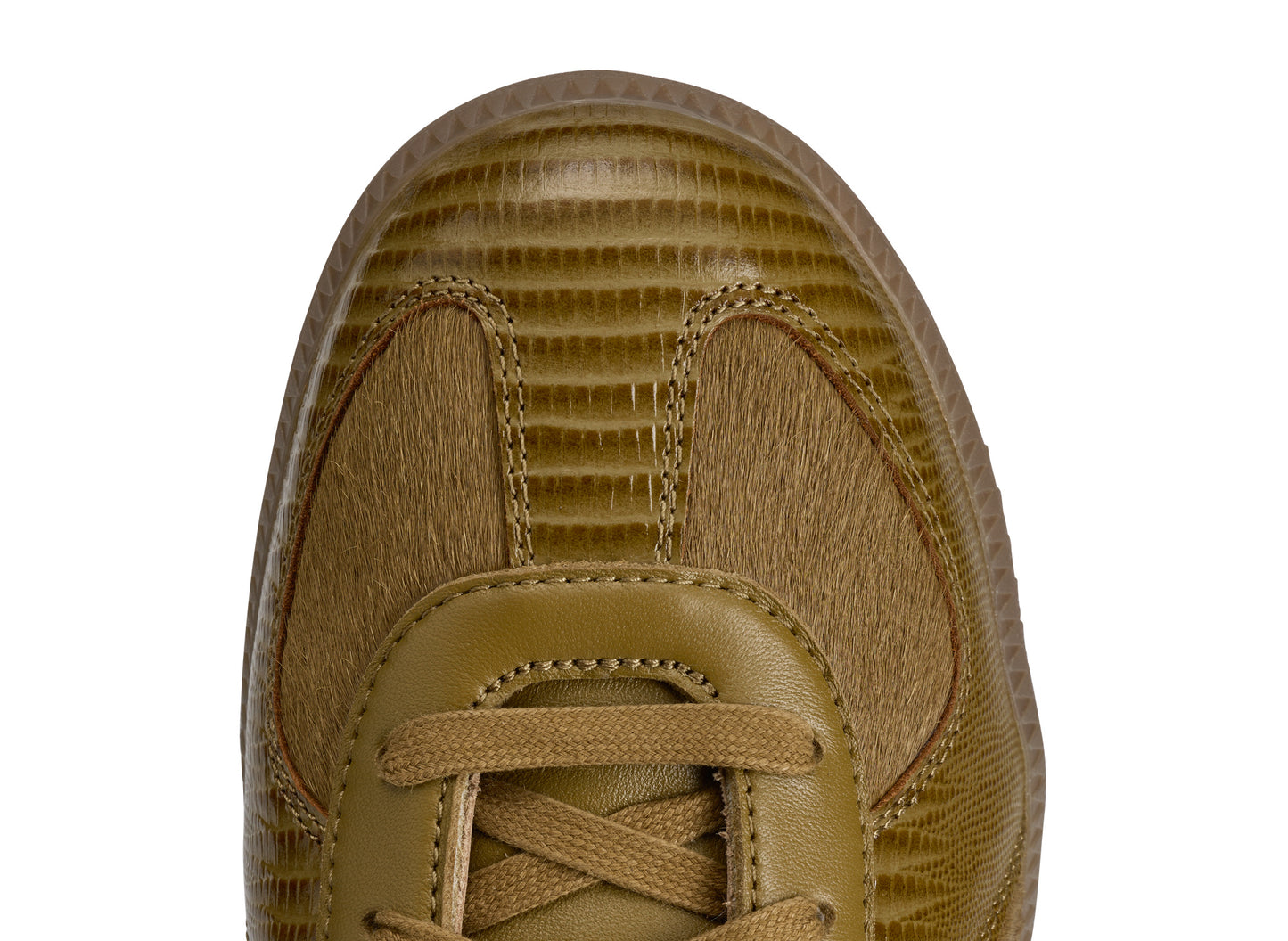 Adidas x Wales Bonner Karintha Army Khaki Pony KK2809 — detail 1 view