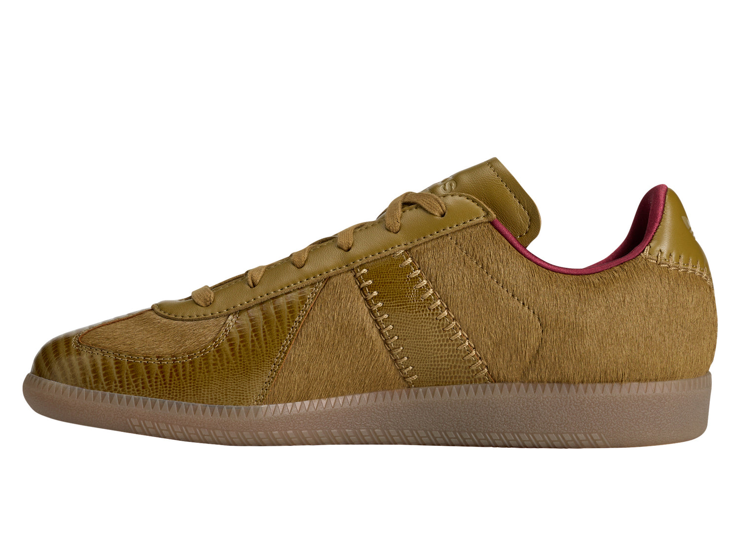 Adidas x Wales Bonner Karintha Army Khaki Pony KK2809 — medial view