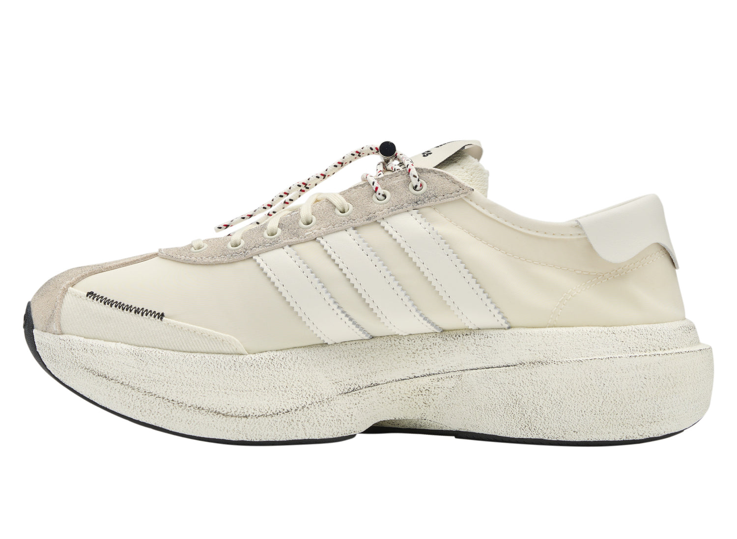 Adidas x Song for the Mute SL 72 Pro in Cream White / Core White / Off White — medial side
