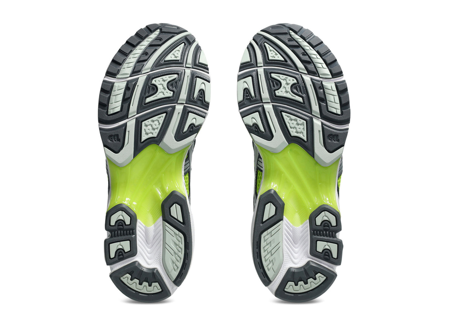 Asics Gel-Kayano 14 in Lime Zest / Pure Silver view 7