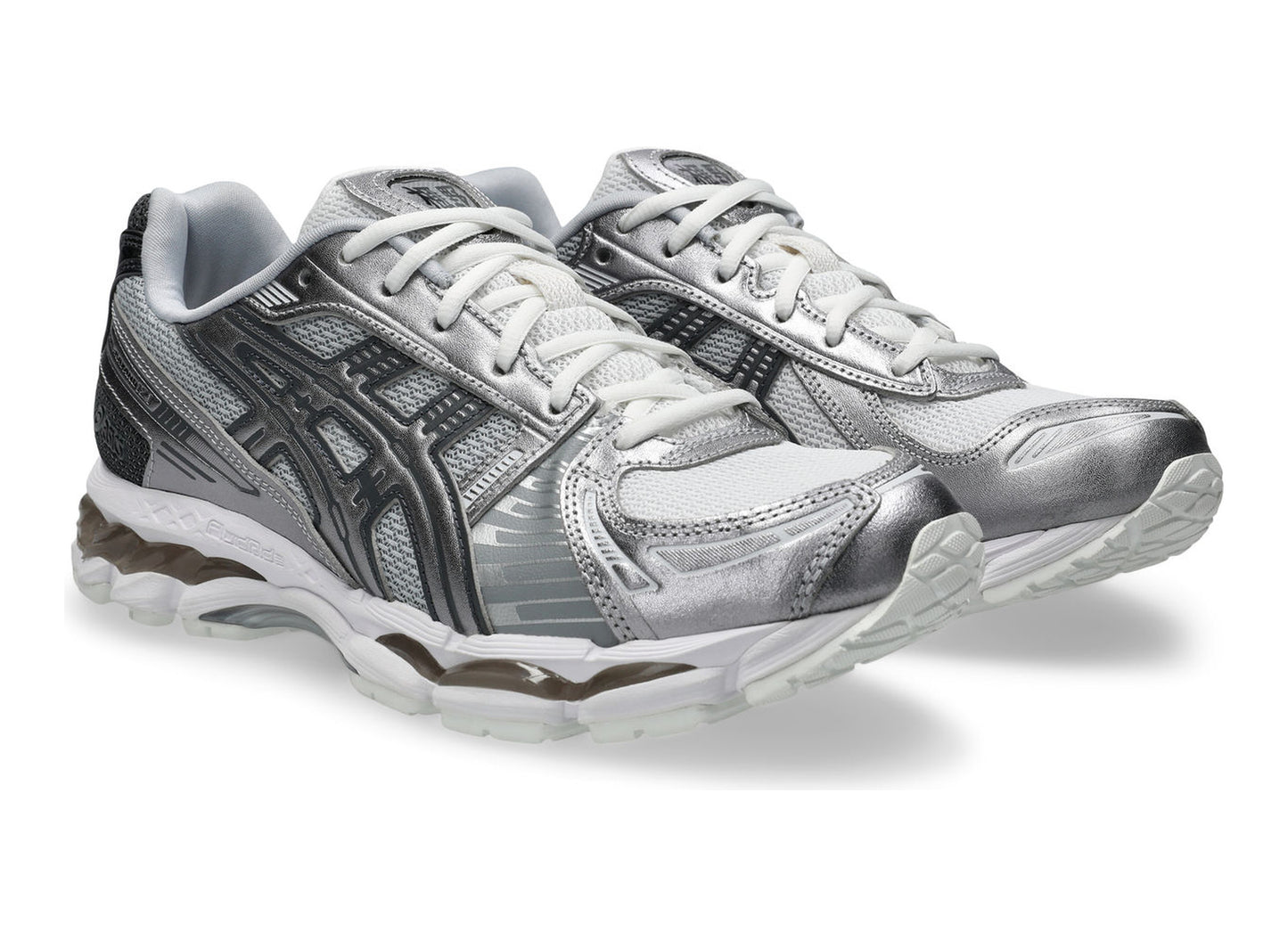 Asics Gel-Kayano 12.1 in White / Pure Silver view 4