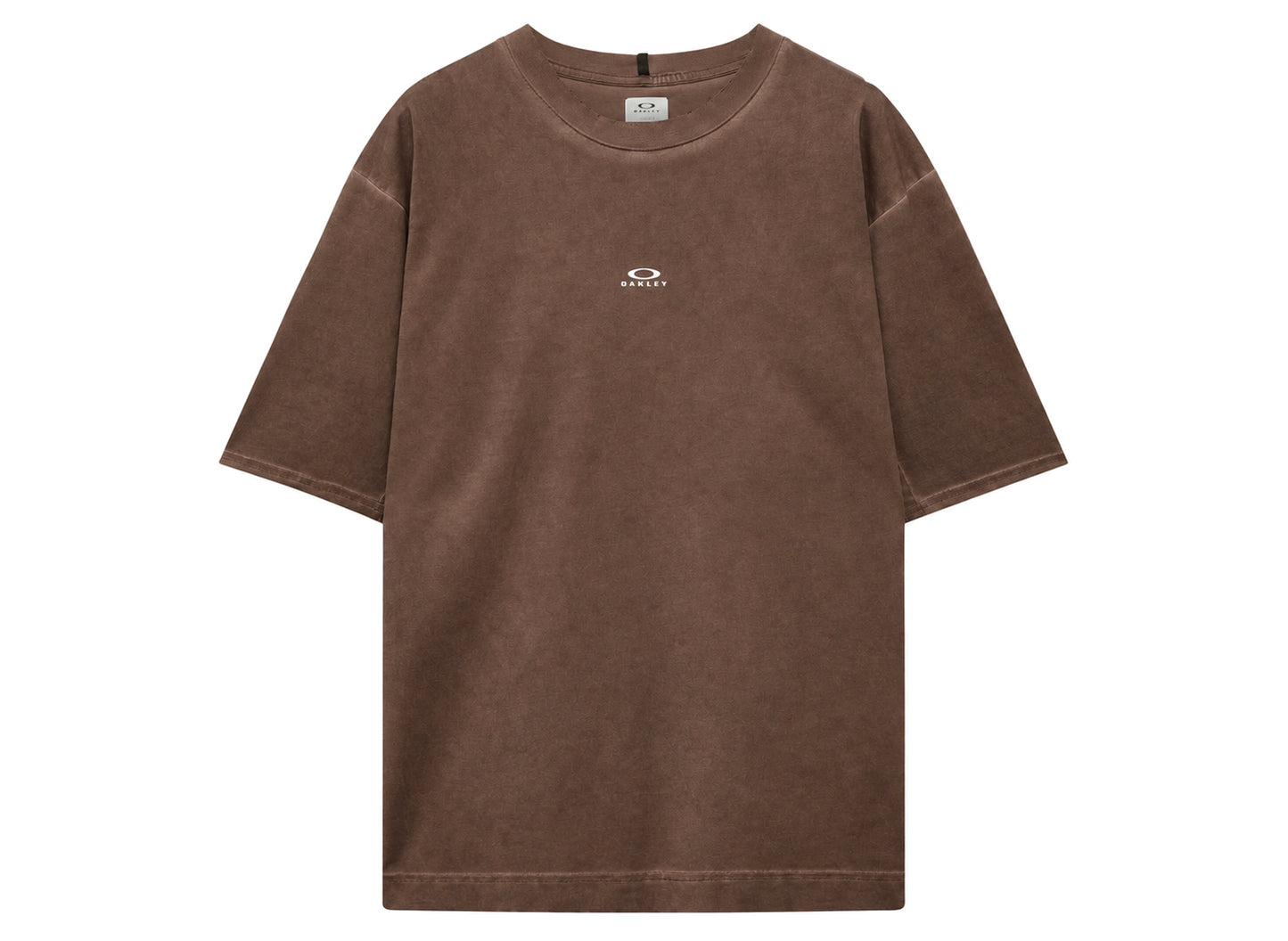 Oakley Latitude Veil Tee in Dark Umber front product view on white
