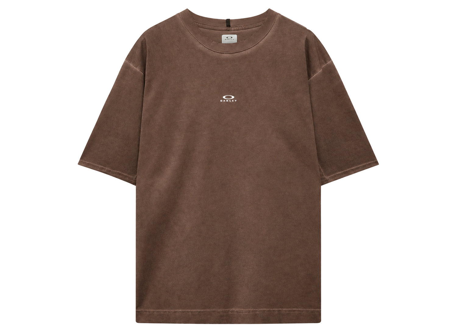 Oakley Latitude Veil Tee in Dark Umber front product view on white