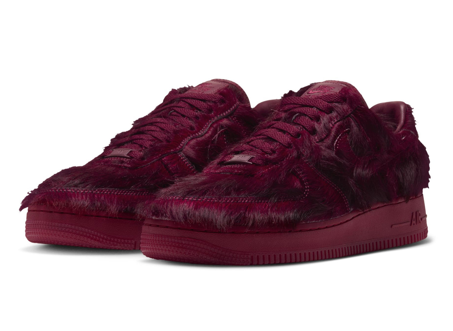 Nike Air Force 1 Low QS IR1940-600 in Team Red — front angle pair